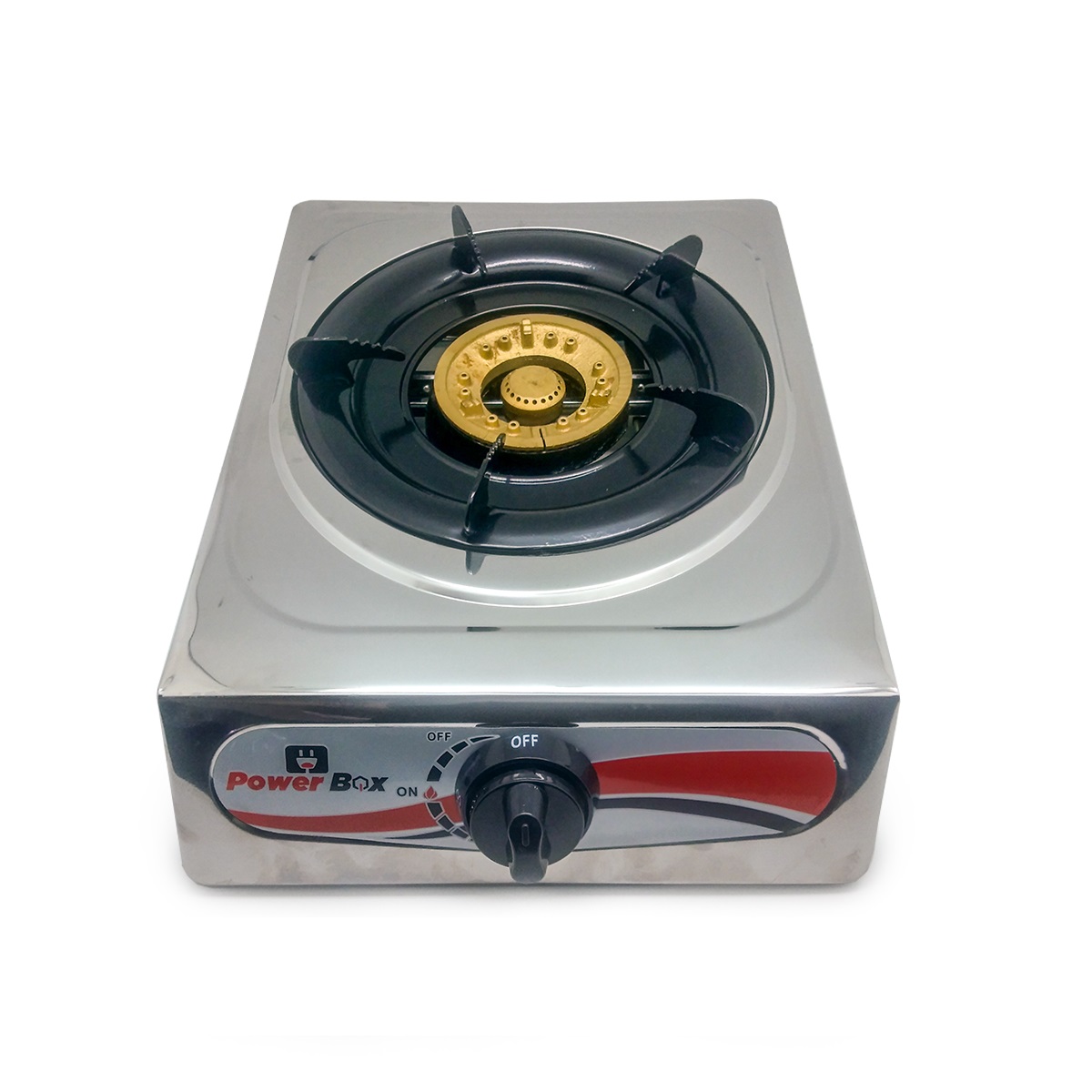 Powerbox Single Burner Stainless Steel Gas Cooker - Anangmanang.lk