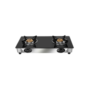 Glass Top Double Burner Gas Cooker - Image 1