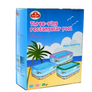 3 Ring Rectangular Inflatable Swimming Pool - Image 3