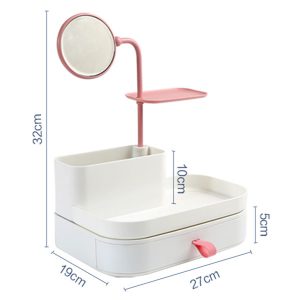 Cosmetic Organizer & Mirror - Image 3