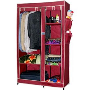 Foldable Storage Wardrobe Closet Double Door - Image 2