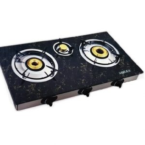 3 Burner Glass Top Gas Cooker Amilex - Image 1