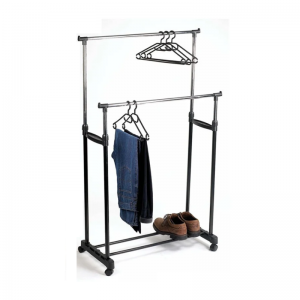 double pole clothes rack