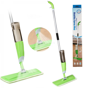 Self Spray Mop with Micro Fiber Pad – Stainless Steel - Image 1