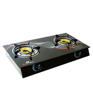 Powerbox 2 Burner Glass Top Gas Cooker - Image 1