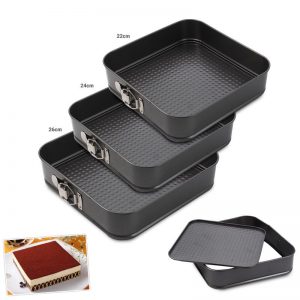 Non Stick Spring-form Baking Tray – Square Pans - Image 1