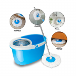 Spin mop 360 with dry bucket
