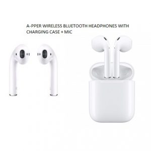 Wireless Stereo Earphones With Charging Case by A-PPER - Image 1