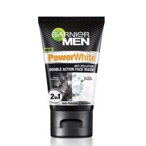 Garnier Men PowerWhite Anti-Pollution Double Action Face Wash - Image 1