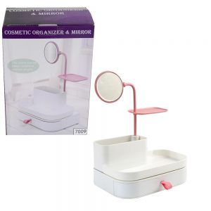 Cosmetic Organizer & Mirror - Image 1