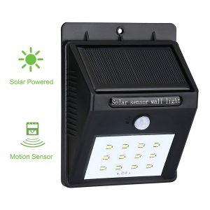 Solar Powered Sensor LED Wall Light - Image 1