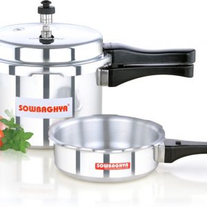 Pressure Cooker with Induction Bottom (Aluminium) 3L - Image 1