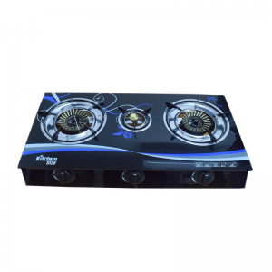 3 burner glass top