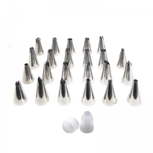 Icing Nozzle Set 23 Pieces with FREE Coupler & Re-usable Piping Bag - Image 3