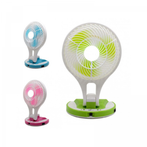 2 in 1 Portable Rechargeable Mini Fan with LED light JR 5580 - Image 2