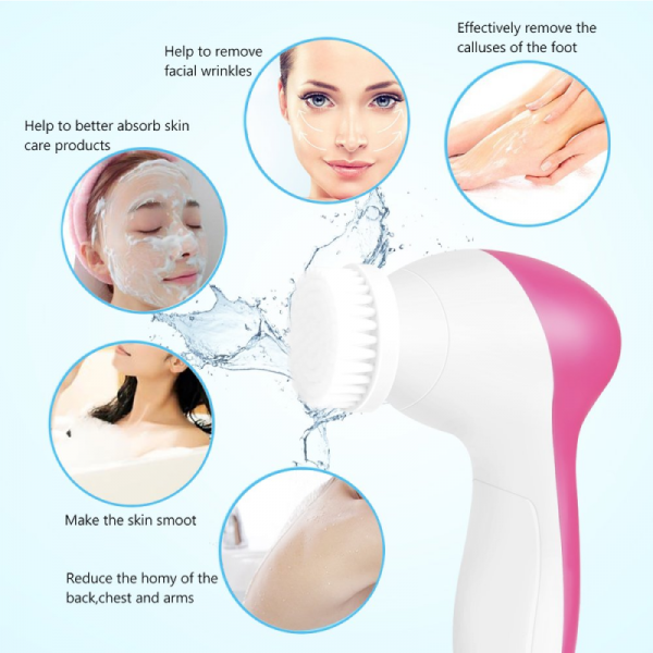 5 In 1 Portable Multi-Function Skin Care Facial Massager