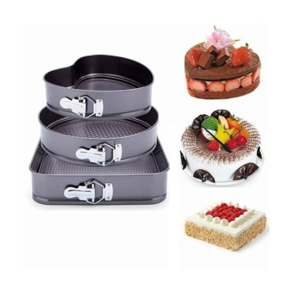 3pcs Non-stick Springform Baking