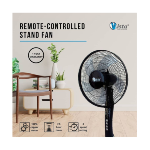 Vista Stand Fan With Remote - Image 1