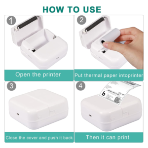 Inkless Thermal Bluetooth Mini Printer - Image 5