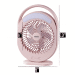 geepas rechargeable fan with light 21158
