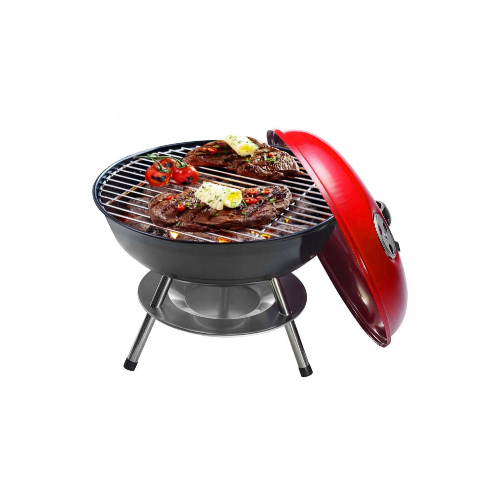 Portable BBQ Grill - 14" Charcoal Round