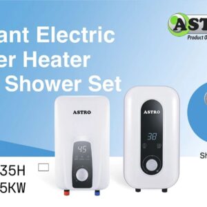 Astro Instant Electric Water Heater with Shower Set 3.5KW